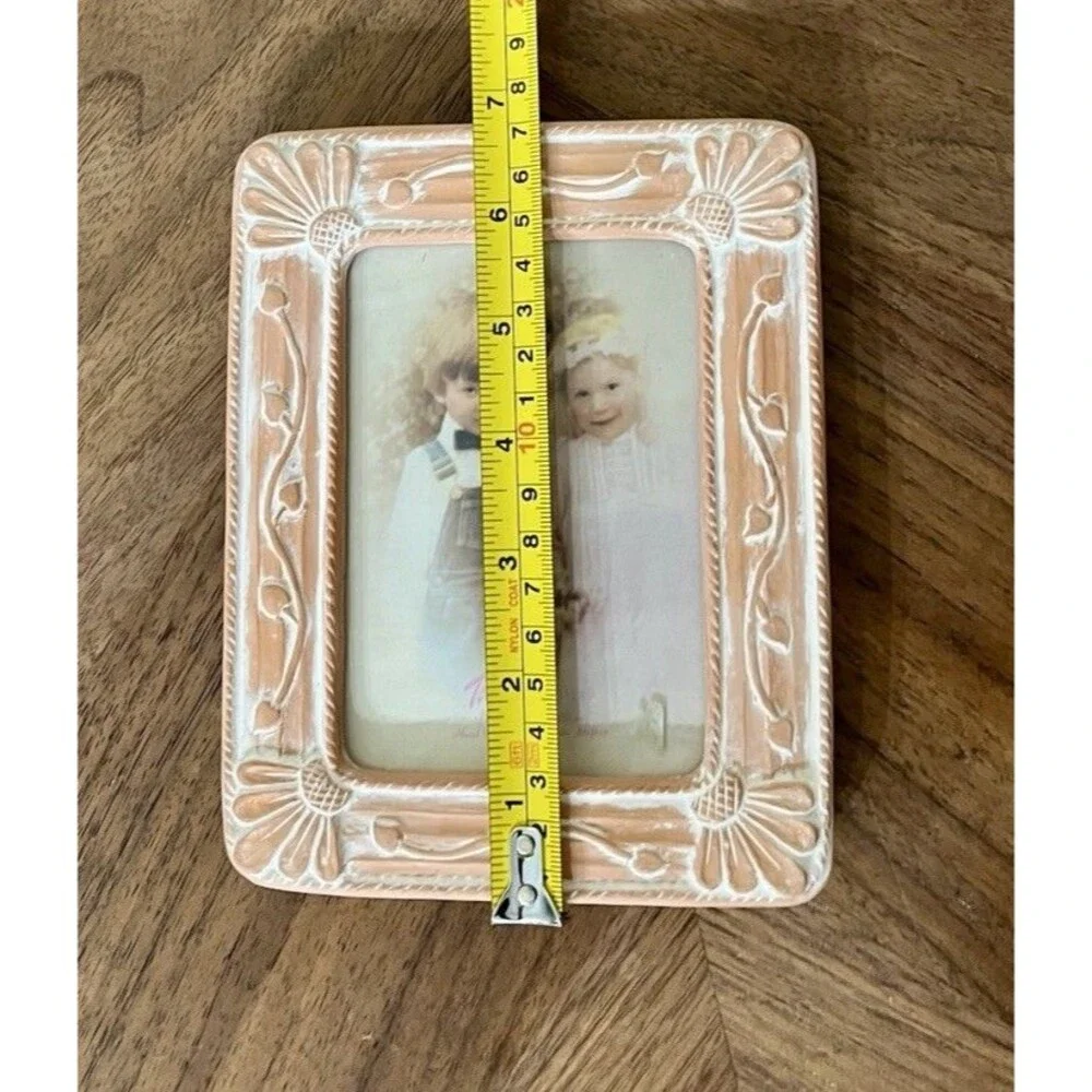 Vintage Terragraphics 1986 Terra Cotta Picture Frame With Originals Stickers